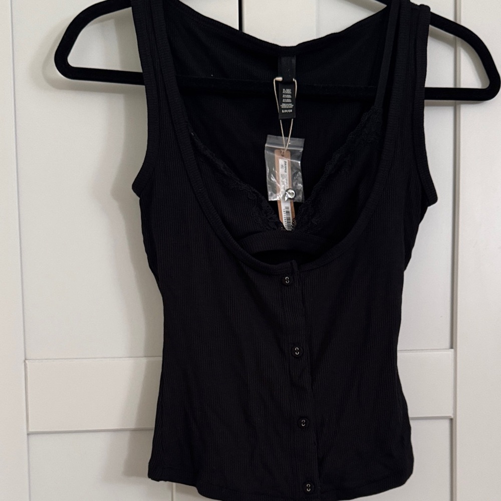 Skims Soft Lounge Lace Tank